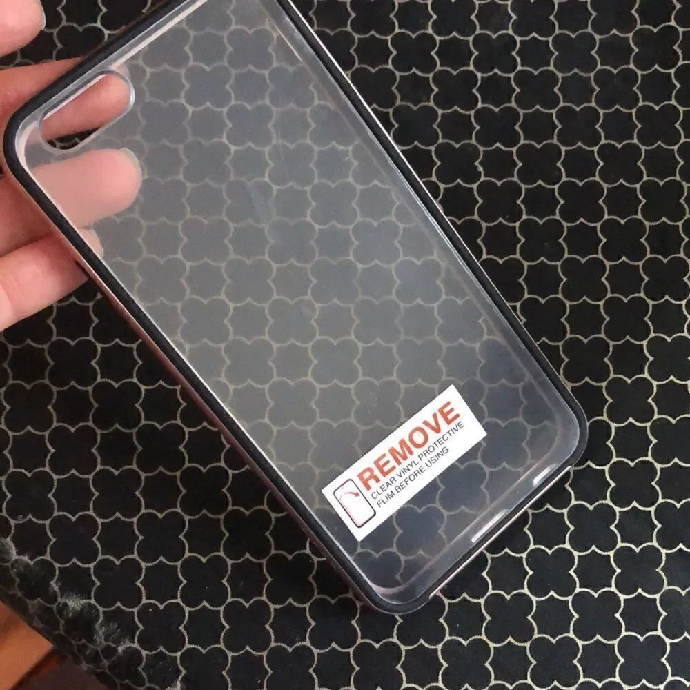 NEW Rose gold iPhone 6/6s Phone case clear with rose gold bumper.